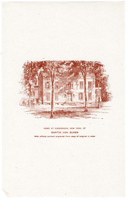Home at Kinderhook, New York, of Martin van Buren